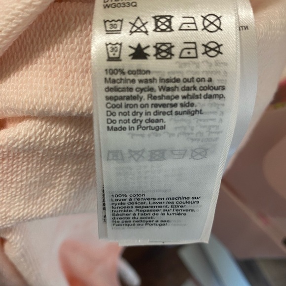 All Saints Pink and White Tie-Dye Sweatshirt - Picture 7 of 8